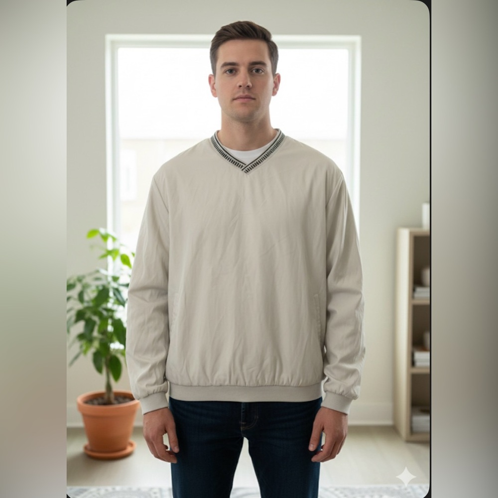 St Martin Collection by Turfer Windbreaker Golf Fully Lined VINTAGE